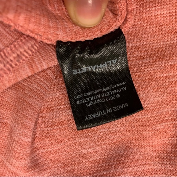 Alphalete Aero rose pink seamless leggings small - Picture 9 of 11